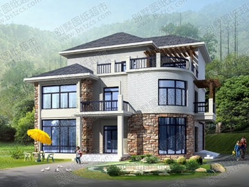 三層框架結構別墅設計圖紙_別墅設計圖紙,農村房屋設計圖,農村自建房設計