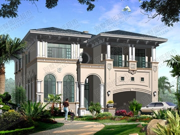 高檔別墅建筑全套圖紙_別墅設計圖紙,新農村別墅,農村自建房設計