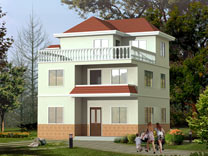 農村三層實用的房屋設計圖紙及效果圖_別墅設計圖紙,農村房屋設計圖