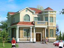 二層別墅設計全套圖紙效果圖_別墅設計圖紙,農村房屋設計圖