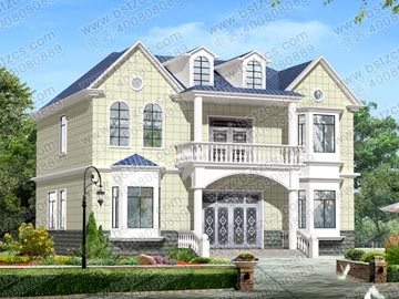 新農(nóng)村二層帶閣樓別墅圖紙_別墅設(shè)計(jì)圖紙,農(nóng)村房屋設(shè)計(jì)圖,農(nóng)村自建房設(shè)計(jì)