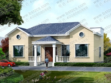 一層帶閣樓農(nóng)村房屋設計圖_別墅設計圖紙,農(nóng)村房屋設計圖,農(nóng)村自建房設計