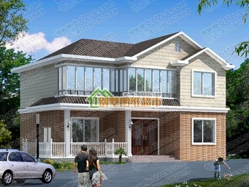 二層小別墅施工圖_別墅設(shè)計(jì)圖紙,新農(nóng)村別墅,農(nóng)村自建房設(shè)計(jì)