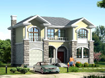 獨棟別墅設計_別墅設計圖紙,新農村別墅,農村自建房設計