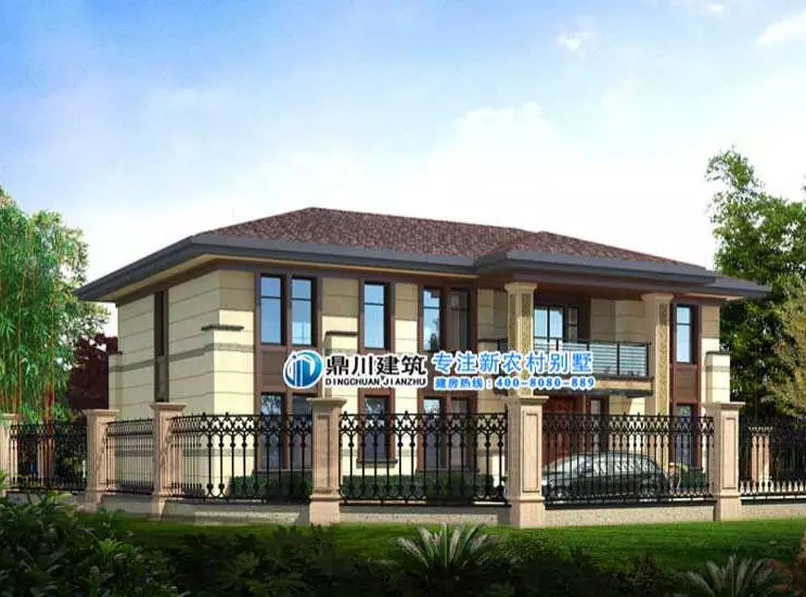 8款二層帶庭院農村別墅，有院子車庫大露臺才是完美愜意人生！