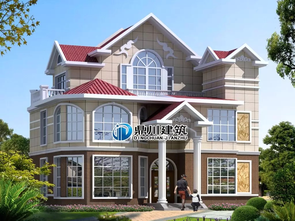 開間14米的大氣別墅，農村自建房就選10款圖紙