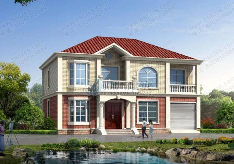 一款二層別墅，一款三層別墅