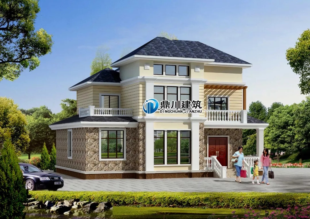 開間14米的大氣別墅，農村自建房就選10款圖紙