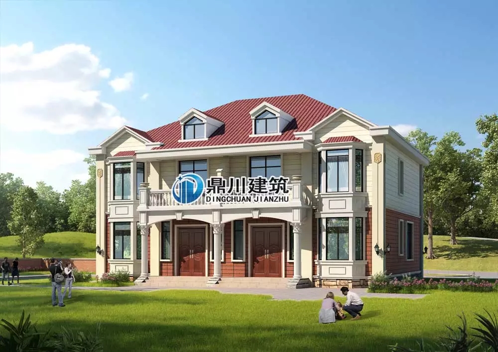 這款農(nóng)村二層雙拼別墅，有顏又省錢，經(jīng)濟(jì)實(shí)用施工也簡(jiǎn)單！