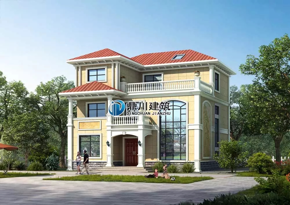 【案例】農(nóng)村建房火爆的三層帶露臺(tái)簡(jiǎn)歐小別墅，看了案例都想蓋！