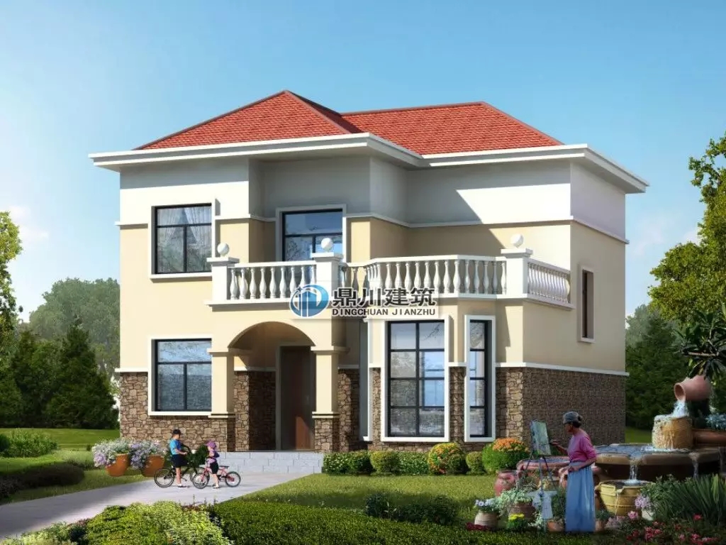 【新品】11.1&times;10.9米，新農村二層經濟型小別墅，18萬造價喜歡嗎？