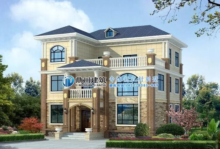 8款漂亮實(shí)用三層別墅，大氣亮眼不懼任何別墅對(duì)比，農(nóng)村人最愛！