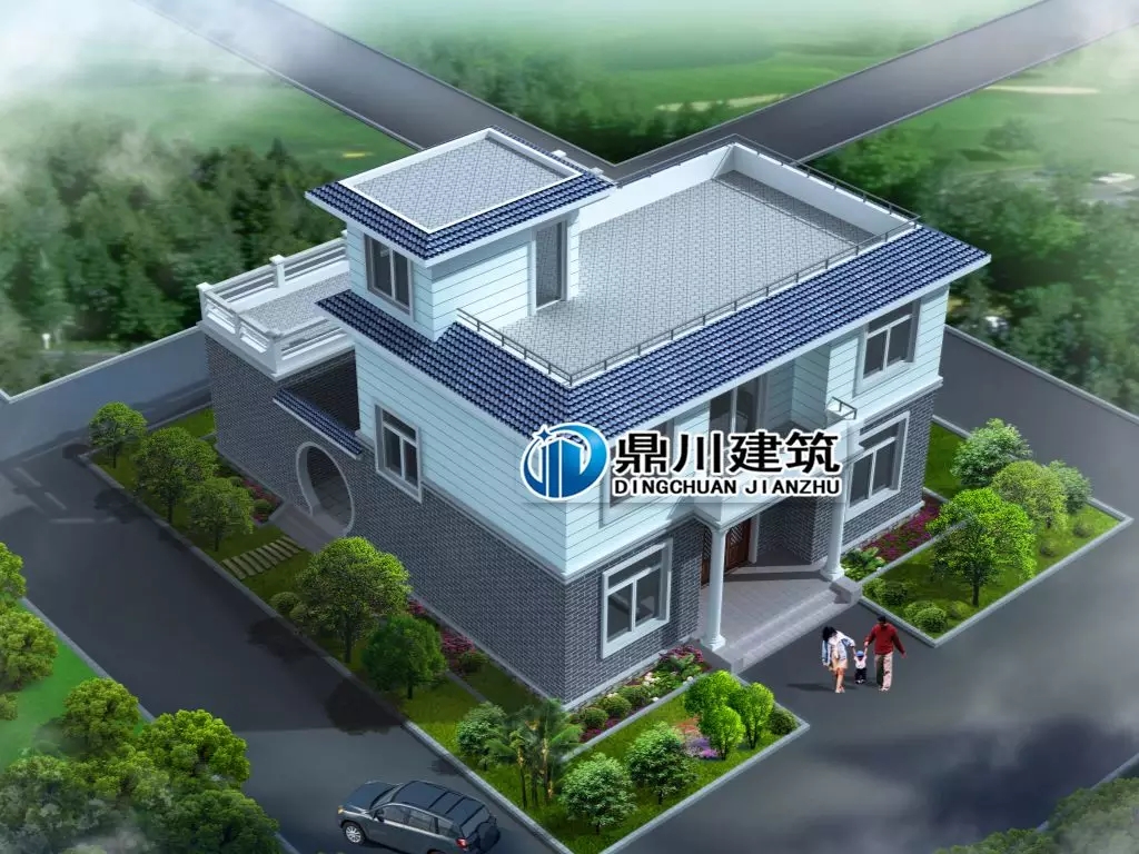 8款二層帶庭院農村別墅，有院子車庫大露臺才是完美愜意人生！