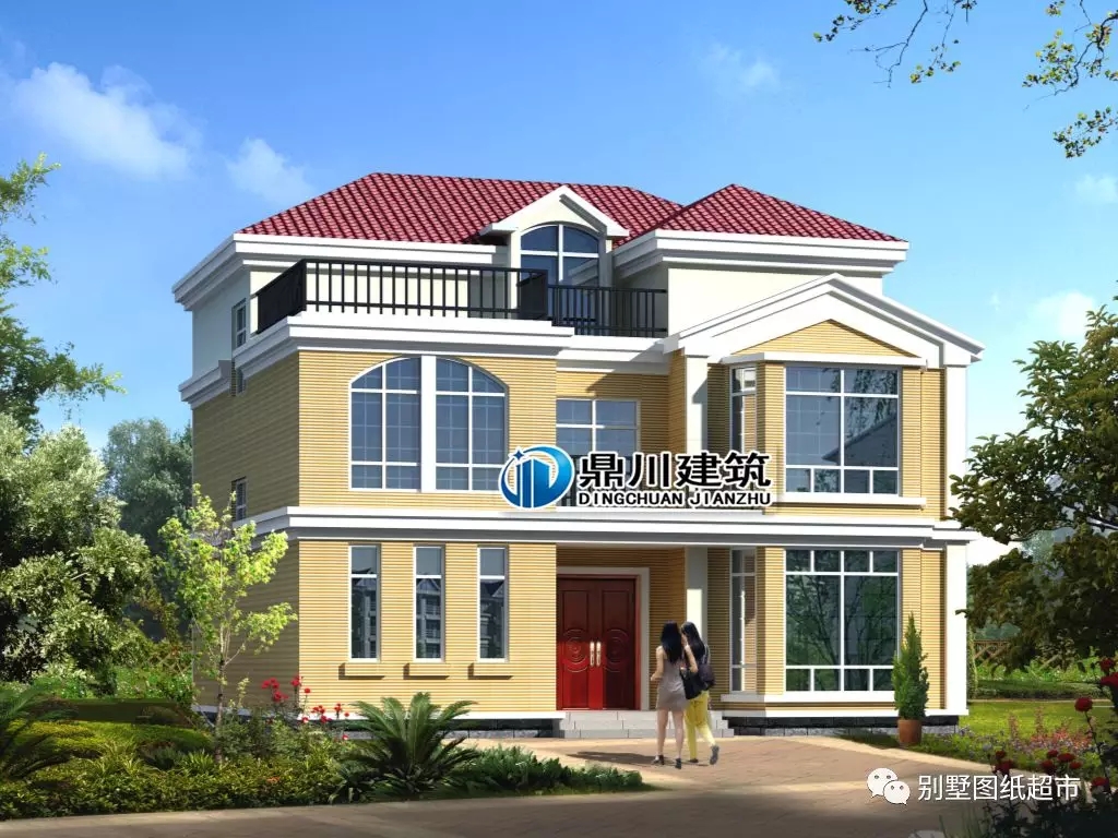 10款簡潔大方經濟型三層自建別墅，第1款造價20萬，第6款最漂亮！