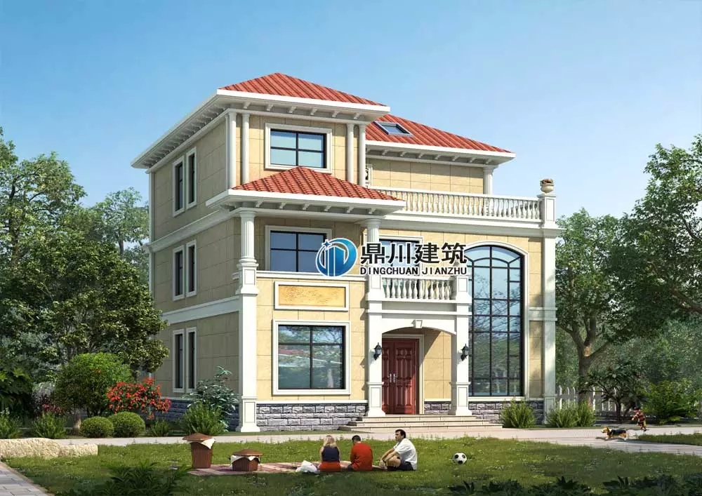 復式三層簡歐別墅施工案例欣賞