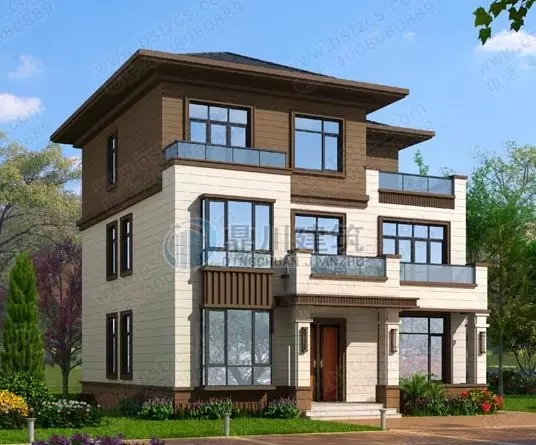 新中式三層別墅設計圖，現代與經典的完美結合！