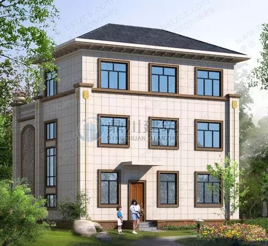 127平歐式三層復(fù)式別墅，挑空客廳大露臺還有多臥室！