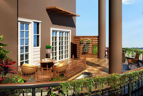 別墅陽臺裝修設計要點