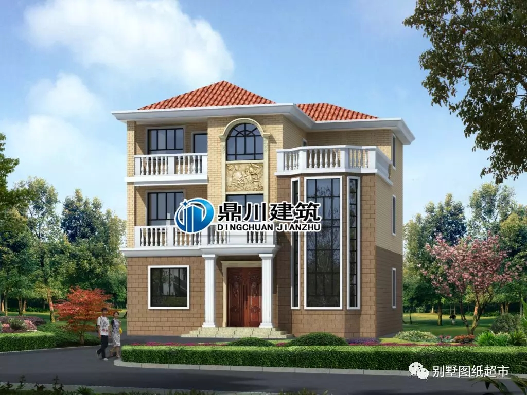 10款簡潔大方經濟型三層自建別墅，第1款造價20萬，第6款最漂亮！