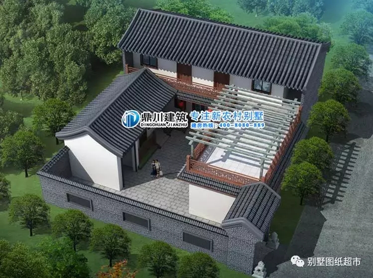 7套農村新中式四合院，一套比一套美，有庭有院過美好生活！