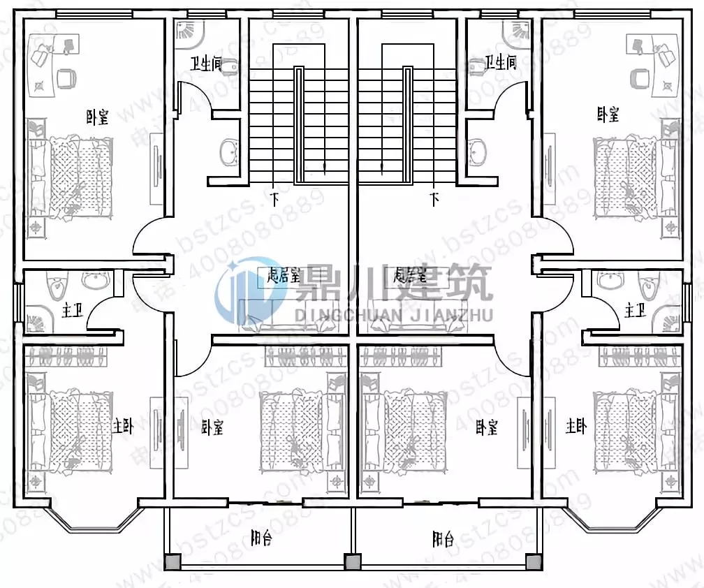這款農(nóng)村二層雙拼別墅，有顏又省錢，經(jīng)濟(jì)實(shí)用施工也簡(jiǎn)單！