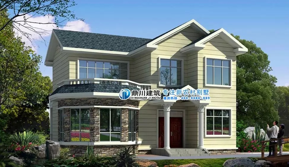 8款二層帶庭院農村別墅，有院子車庫大露臺才是完美愜意人生！