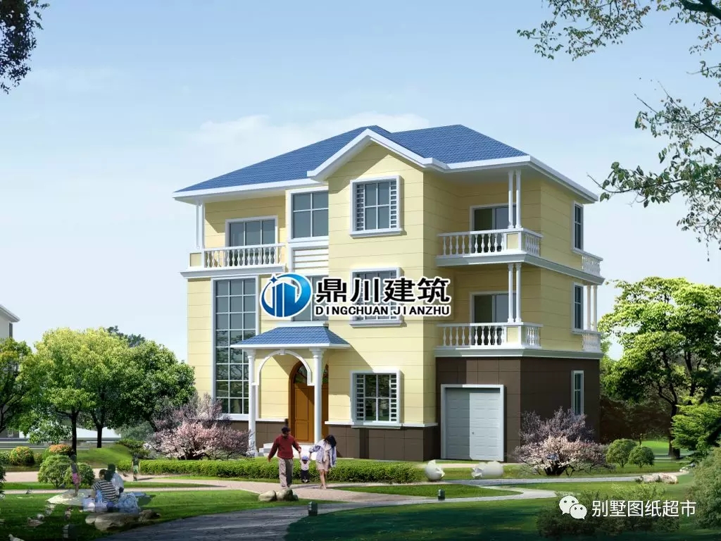 10款簡潔大方經濟型三層自建別墅，第1款造價20萬，第6款最漂亮！