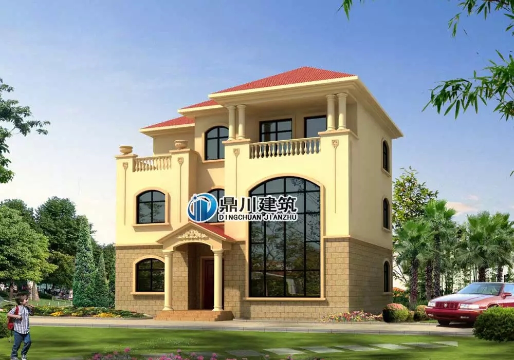 【干貨】農村別墅外墻的顏色搭配方法，讓房子大放異彩！