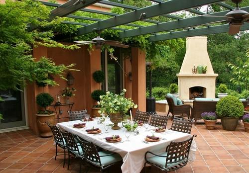 別墅露臺(tái)花園的布置技巧