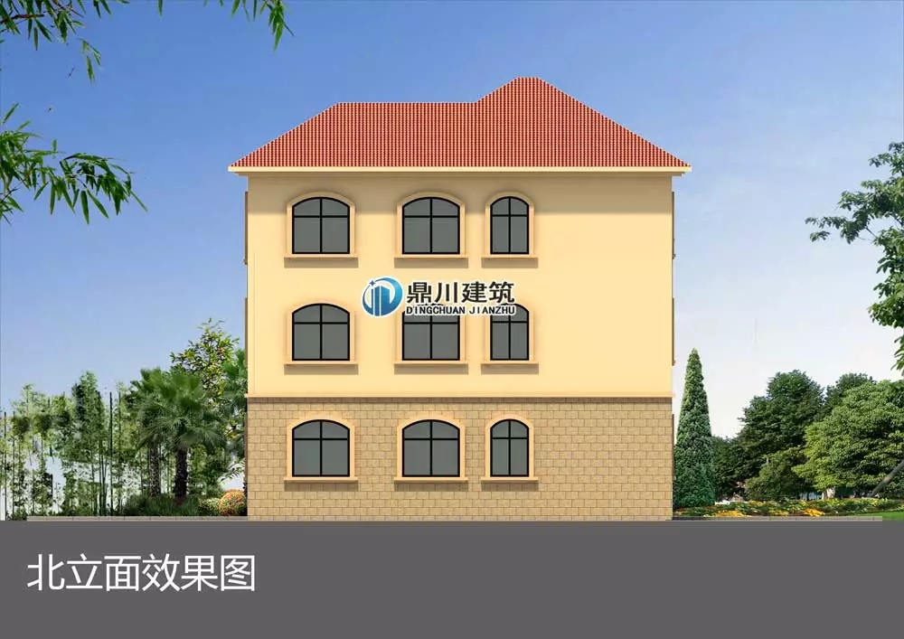 三層旋轉樓梯復式農村別墅建房案例，大氣漂亮得不像話！