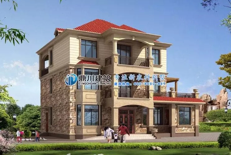 8款漂亮實(shí)用三層別墅，大氣亮眼不懼任何別墅對(duì)比，農(nóng)村人最愛！