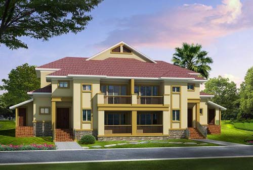 雙拼別墅和聯排別墅的區別