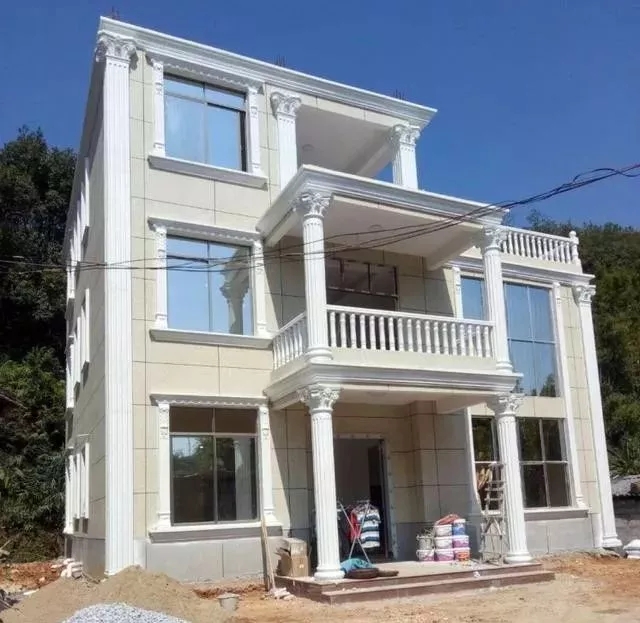 農(nóng)村自建房巧用羅馬柱，讓房子高端大氣還不貴！