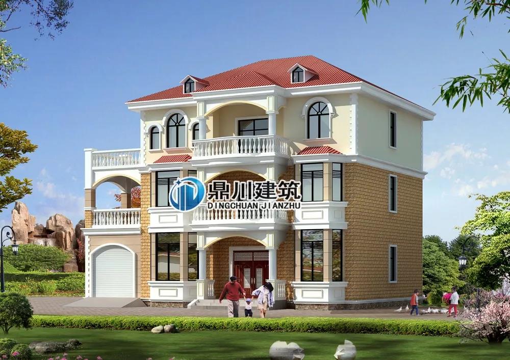 三層農村歐式別墅效果圖