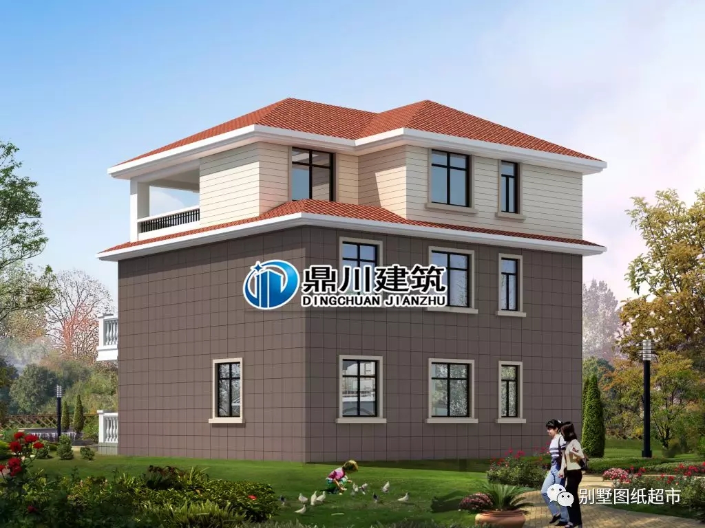 10款簡潔大方經濟型三層自建別墅，第1款造價20萬，第6款最漂亮！