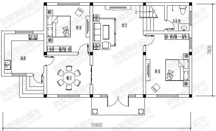 6款進深8米的農村別墅設計圖紙，真正的經濟又實用！